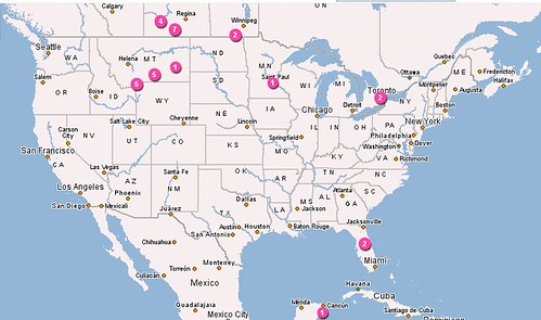 My flickr map