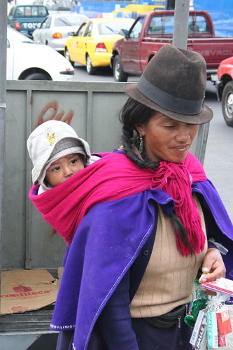 Indigenous woman, Quito