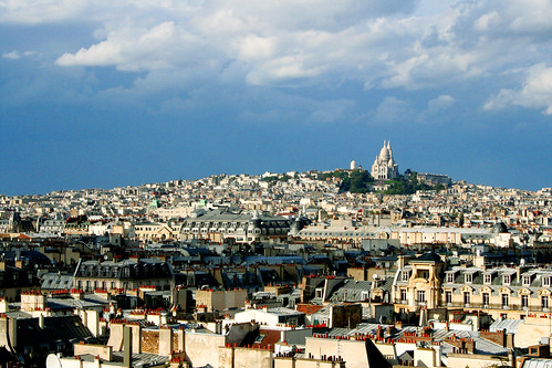 Montmartre in the distance