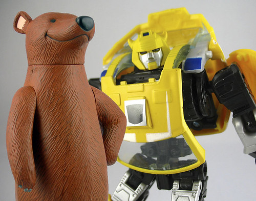 Bear and Classics Bumblebee... they just want to be loved!