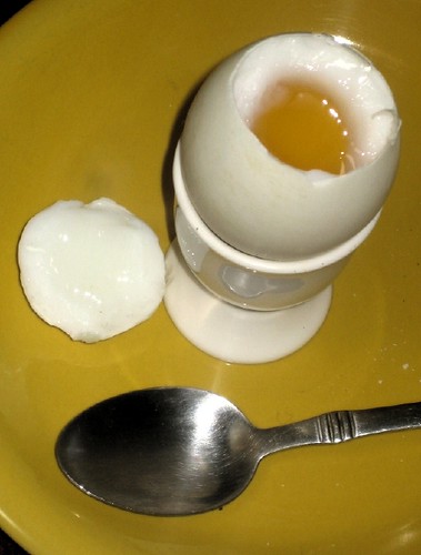 Boiled duck egg