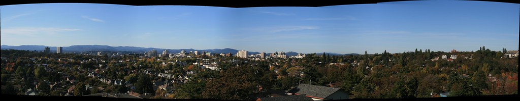 Panoramic View of Victoria, BC