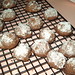 Cocoa-Chocolate Chip Pillows - baked and coated in powdered sugar