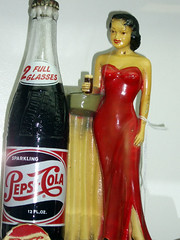 Pepsi-Cola Girl display