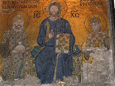 Byzantine Mosaics St Sophia Istanbul