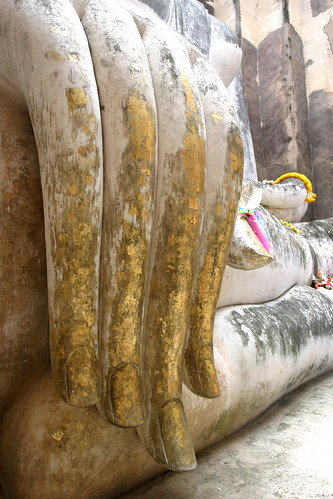 Budda's hand- Budda and Temples in Sukhothai 16