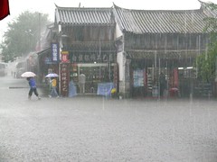 A light downpour in Dali