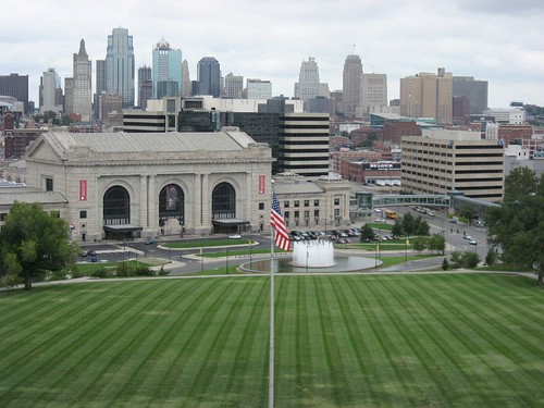 Union Station with Kansas City Skyline in the backdrop