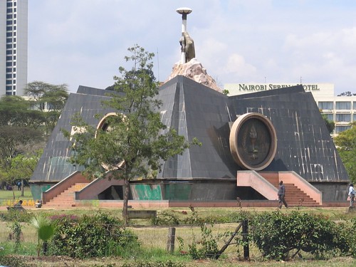 Uhuru monument in Nairobi
