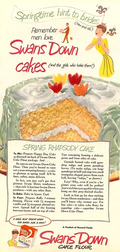 Vintage cake flour ad