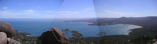 Coles Bay from the Mt Amos track