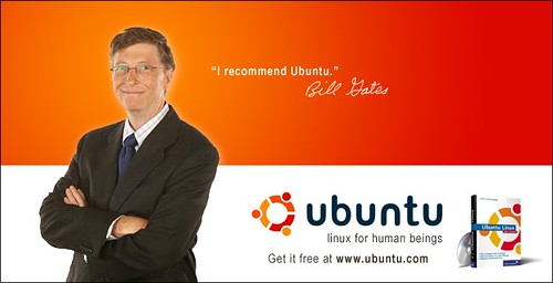 Bill Gates recommending Ubuntu