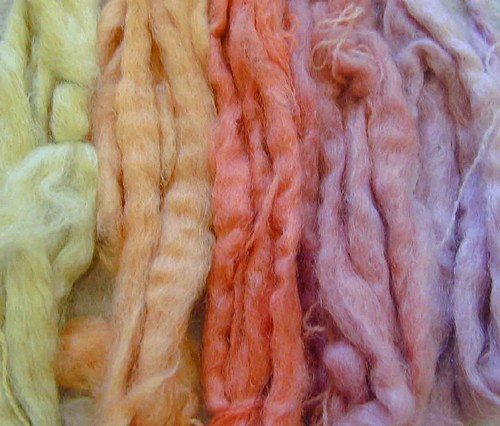 Dyed roving