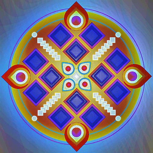 Mandala in desert tones III