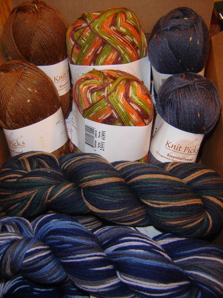 Yarn for Christmas presents from KnitPicks