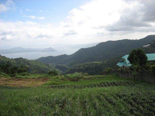 That's the Taal Lake in the background. This is one of the pretty lots I saw in Tagaytay.