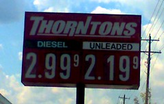 Thorton's 9/6/2006 Gas/Diesel Price