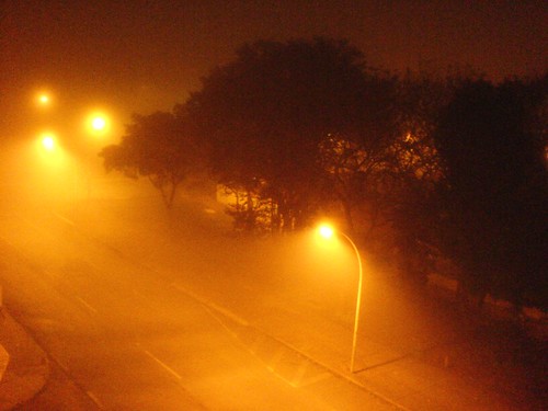 neblina na minha rua