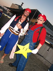 Jack Sparrow y Super Mario
