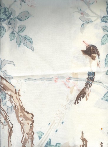 Asian Bird Pillowcase
