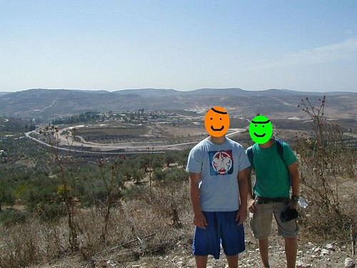 View of Shavei Shomron from Sebastia