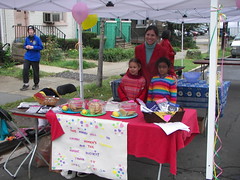 Bake sale for worthy causes, Brookland Festival
