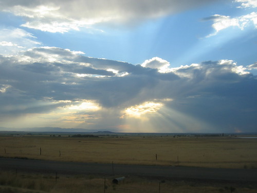 Clouds and light in Utah
