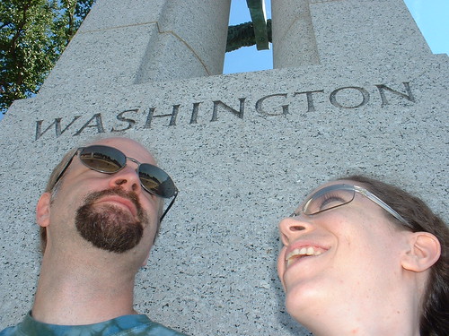Rob & Eshinee at WW2 Memorial
