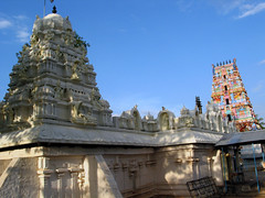 Chikka Tirupathi - Shikara and Gopuram in one view