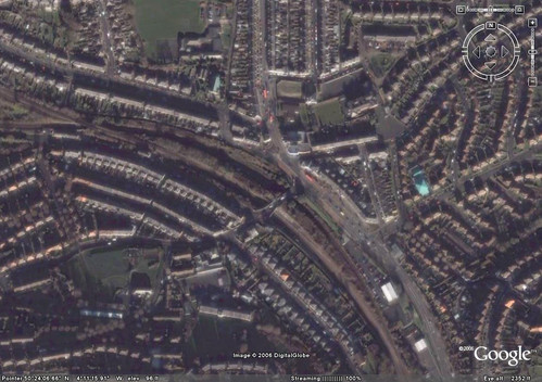 St Budeaux Station from Google Earth