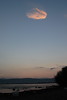 諏訪湖の夕焼け