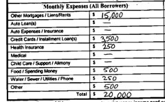 Financial Statement - Expenses