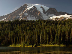 Mount Rainier at Reflection Lakes