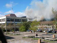 Fire near Otago Polytechnic