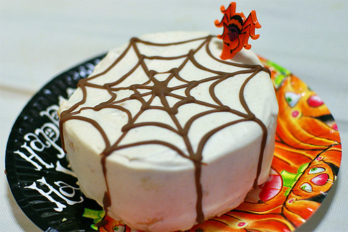 蜘蛛の巣ケーキ