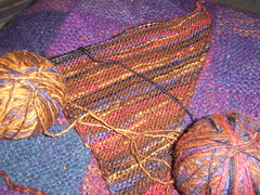 Next shawl in progress