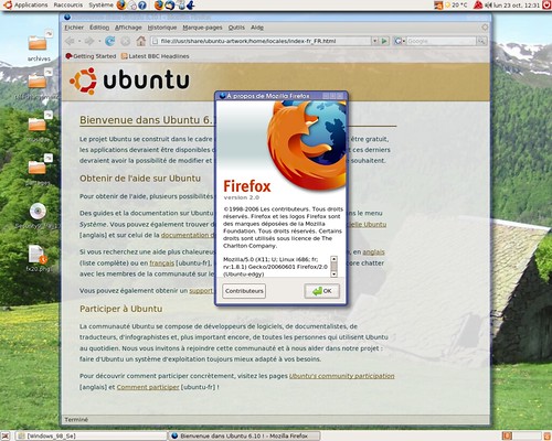 Firefox 2.0 pour Ubuntu Edgy Eft - 6.10