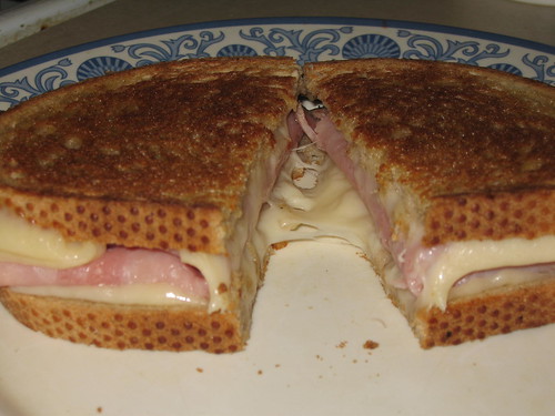 The best-looking ham'n'cheez sandwich E-V-E-R!