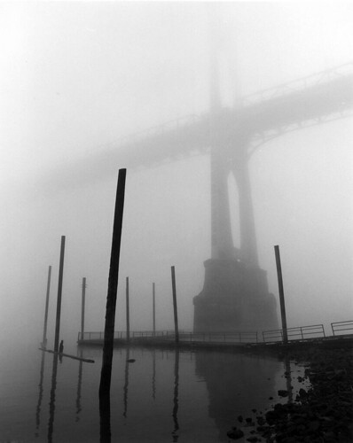 St Johns Bridge, Fog