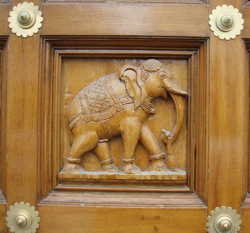 Doorway Elephant - Sri Senpaga Vinayagar Temple