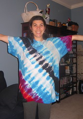 Tie dyed