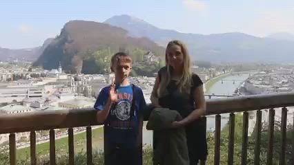 Video, Scenic Viewpoint, Salzburg, Austria.