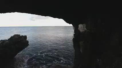 Video, Sea Cave, Cape Greco, Republic Of Cyprus.