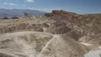 Video, Zabriskie Point, Death Valley National Park, Mojave Desert, California, USA.