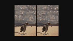 Burning Man 2016 - The Crow Takes Off - 3D Cross-View