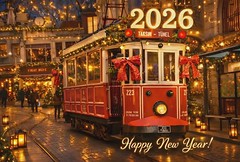 Hapy New Year 2026   Tram number 223 is 111 years old.