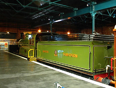 A locomotive at the National Railway Museum