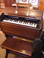 An antique portable organ
