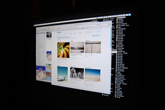 flickr on a mac in the dark