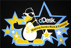 oDesk t-shirts: all about the bling, G.
